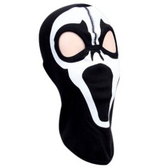 Cagula unisex , Ghost Face, bumbac, marime universala, imprimeu, neagra
