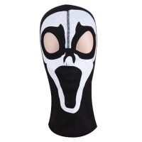Cagula unisex , Ghost Face, bumbac, marime universala, imprimeu, neagra