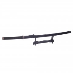 Sabie katana decorativa panoplie, Last Samurai, negru, metal, 51.5 cm, suport inclus Sabie katana decorativa panoplie, Last Samurai, negru, metal, 51.5 cm, suport inclus