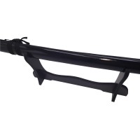 Sabie katana decorativa panoplie, Last Samurai, negru, metal, 51.5 cm, suport inclus Sabie katana decorativa panoplie, Last Samurai, negru, metal, 51.5 cm, suport inclus