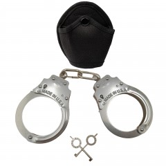 Catuse cu lant , Tight Lock, otel inoxidabil, 26.5 cm, husa tactica inclusa