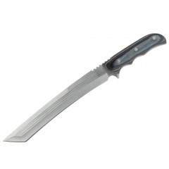 Maceta de vanatoare Seax Blade, 45 cm, otel inoxidabil, gri, teaca piele inclusa Maceta de vanatoare Seax Blade, 45 cm, otel inoxidabil, gri, teaca piele inclusa