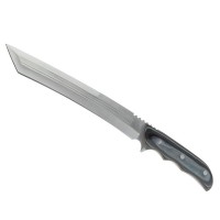 Maceta de vanatoare Seax Blade, 45 cm, otel inoxidabil, gri, teaca piele inclusa Maceta de vanatoare Seax Blade, 45 cm, otel inoxidabil, gri, teaca piele inclusa