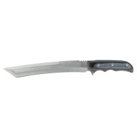 Maceta de vanatoare Seax Blade, 45 cm, otel inoxidabil, gri, teaca piele inclusa Maceta de vanatoare Seax Blade, 45 cm, otel inoxidabil, gri, teaca piele inclusa