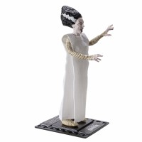 Figurina articulata , Bride of Frankenstein, editie de colectie, 17 cm, stativ inclus