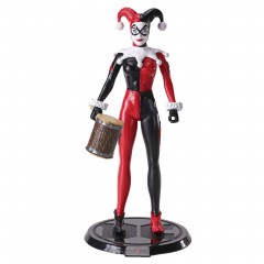 Figurina articulata , Jester Harley Quinn, editie de colectie, 19 cm, stativ inclus