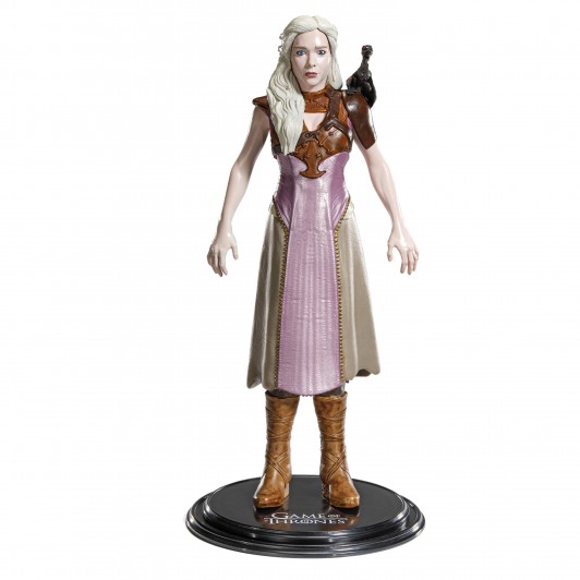 Figurina articulata Game of Thrones , Daenerys Targaryen, editie de colectie, 19 cm, sta