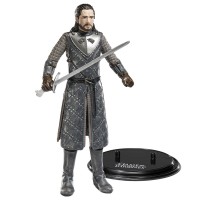 Figurina articulata Game of Thrones , Jon Snow, editie de colectie, 19 cm, stativ inclus