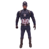 Costum Captain America pentru copii  , First Avenger, poliester, 7-9 ani, albastru, figur