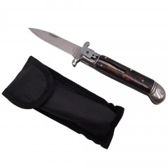 Briceag de vanatoare automat Renaissance Spirit, otel inoxidabil, 20.5 cm, maro Briceag de vanatoare automat Renaissance Spirit, otel inoxidabil, 20.5 cm, maro