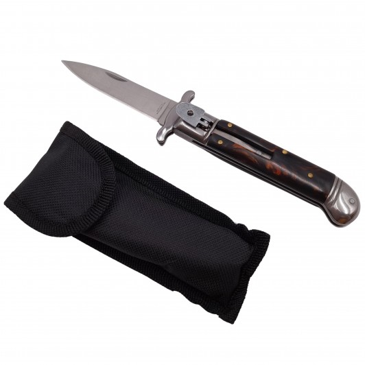 Briceag de vanatoare automat   Renaissance Spirit, otel inoxidabil, 20.5 cm, maro