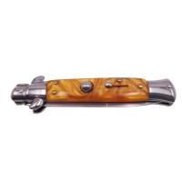 Briceag de vanatoare   Italian Wave, otel inoxidabil, 22.5 cm, maro, husa inclusa
