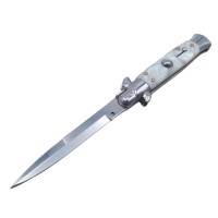 Briceag de vanatoare   Italian Spirit, otel inoxidabil, 22.5 cm, argintiu, husa inclusa