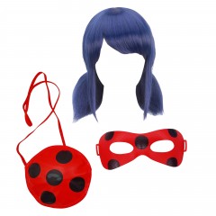 Set trei accesorii pentru costum  , Buburuza, marime universala, rosu
