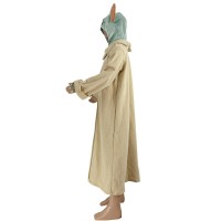 Costum pentru copii  , Baby Yoda, bej, 3-5 ani, masca inclusa
