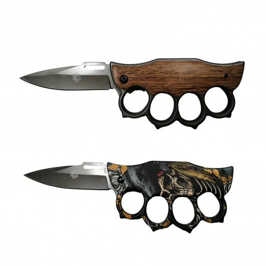 Set doua briceaguri pumnal de vanatoare , Nature Hunt, 21 cm, multicolor Set doua briceaguri pumnal de vanatoare , Nature Hunt, 21 cm, multicolor