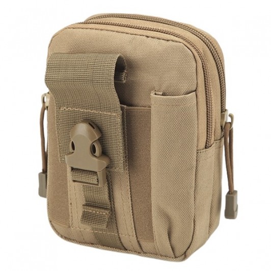 Husa tactica militara , Trooper Reach, poliester, capacitate 1 l, 18 cm, bej