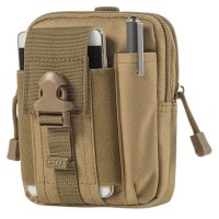 Husa tactica militara , Trooper Reach, poliester, capacitate 1 l, 18 cm, bej