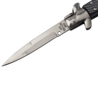 Briceag de vanatoare Italian Stance, otel inoxidabil, 20.5 cm, gri, husa inclusa Briceag de vanatoare Italian Stance, otel inoxidabil, 20.5 cm, gri, husa inclusa