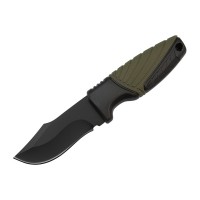 Cutit de drumetie  , Adventure Touring, otel inoxidabil, 16.5 cm, negru, teaca inclusa