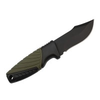 Cutit de drumetie  , Adventure Touring, otel inoxidabil, 16.5 cm, negru, teaca inclusa