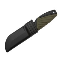 Cutit de drumetie  , Adventure Touring, otel inoxidabil, 16.5 cm, negru, teaca inclusa