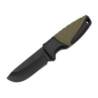 Cutit de vanatoare Adventure Touring, otel inoxidabil, 16.5 cm, negru, teaca inclusa Cutit de vanatoare Adventure Touring, otel inoxidabil, 16.5 cm, negru, teaca inclusa