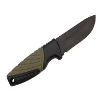 Cutit de vanatoare Adventure Touring, otel inoxidabil, 16.5 cm, negru, teaca inclusa Cutit de vanatoare Adventure Touring, otel inoxidabil, 16.5 cm, negru, teaca inclusa