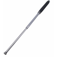 Baston telescopic , Silver Siege, otel inoxidabil, 64 cm, 3 sectiuni, argintiu, husa inc