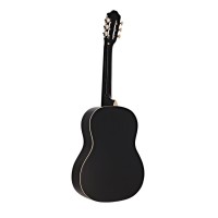 Chitara clasica din lemn DEPOX®, Black Raven, 104 cm, model clasic, negru