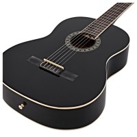 Chitara clasica din lemn, Black Raven, 104 cm, model clasic, negru