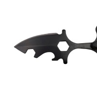 Cutit tactic de vanatoare , Broken Trust, 8 cm, negru, teaca cu lant inclusa Cutit tactic de vanatoare , Broken Trust, 8 cm, negru, teaca cu lant inclusa