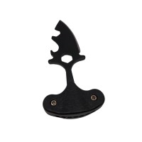 Cutit tactic de vanatoare , Broken Trust, 8 cm, negru, teaca cu lant inclusa Cutit tactic de vanatoare , Broken Trust, 8 cm, negru, teaca cu lant inclusa
