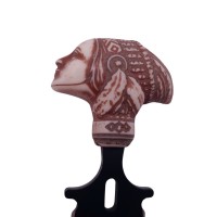 Cutit tactic de vanatoare , Shaman Goddess, 8.5 cm, negru, teaca cu prindere curea