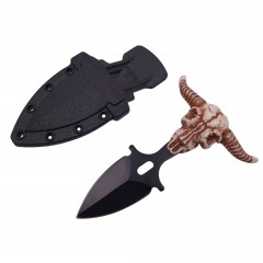 Cutit tactic de vanatoare , Death Valley, 9 cm, negru, teaca cu prindere curea