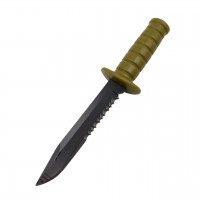 Cutit tactic de vanatoare , Military Specialist, 10 cm, kaki, teaca cu lant inclusa Cutit tactic de vanatoare , Military Specialist, 10 cm, kaki, teaca cu lant inclusa