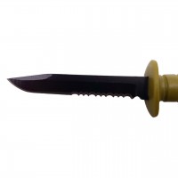 Cutit tactic de vanatoare , Military Specialist, 10 cm, kaki, teaca cu lant inclusa Cutit tactic de vanatoare , Military Specialist, 10 cm, kaki, teaca cu lant inclusa