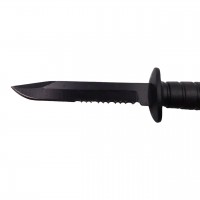 Cutit tactic de vanatoare , Military Specialist, 10 cm, negru, teaca cu lant inclusa Cutit tactic de vanatoare , Military Specialist, 10 cm, negru, teaca cu lant inclusa