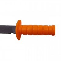 Cutit tactic de vanatoare , Military Convoy, 10 cm, portocaliu, teaca cu lant inclusa