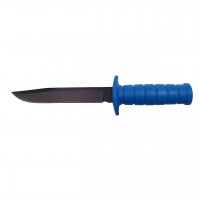 Cutit tactic de vanatoare , Military Convoy, 10 cm, albastru, teaca cu lant inclusa