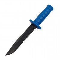 Cutit tactic de vanatoare , Military Specialist, 10 cm, albastru, teaca cu lant inclusa Cutit tactic de vanatoare , Military Specialist, 10 cm, albastru, teaca cu lant inclusa