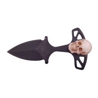 Cutit tactic de vanatoare , Dead Silence, 8 cm, negru, teaca cu lant inclusa Cutit tactic de vanatoare , Dead Silence, 8 cm, negru, teaca cu lant inclusa