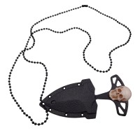 Cutit tactic de vanatoare , Dead Silence, 8 cm, negru, teaca cu lant inclusa Cutit tactic de vanatoare , Dead Silence, 8 cm, negru, teaca cu lant inclusa