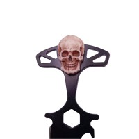 Cutit tactic de vanatoare , Broken Silence, 8 cm, negru, teaca cu prindere curea