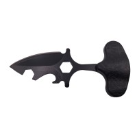 Cutit tactic de vanatoare , Broken Spear, 8 cm, negru, teaca cu prindere curea