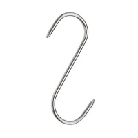 Set patru Carlige afumatoare carne , macelarie   , 17 cm , inox