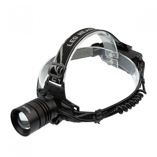 Lanterna puternica de cap LED XHP160, profesionala , intensitate interschimbabila, aluminiu