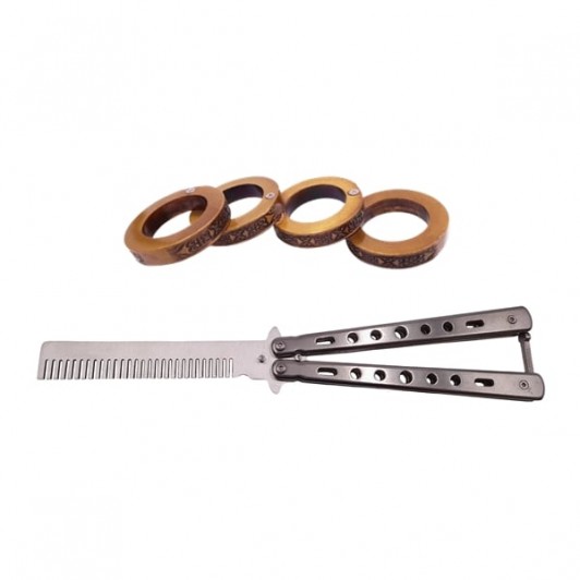 Set Briceag fluture de antrenament si Rozeta extensibila, 22 cm