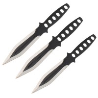Set trei cutite de aruncat, Anarchy Way si 3 cutite de aruncat Ballistic Blades, otel i