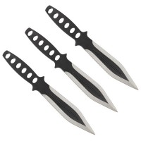 Set trei cutite de aruncat, Anarchy Way si 3 cutite de aruncat Ballistic Blades, otel i